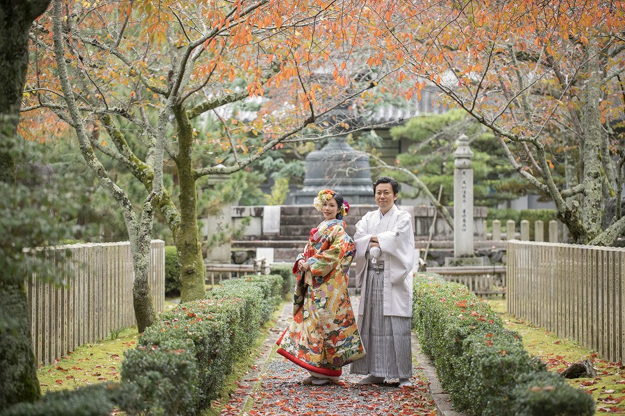 大覚寺境内　11月中旬